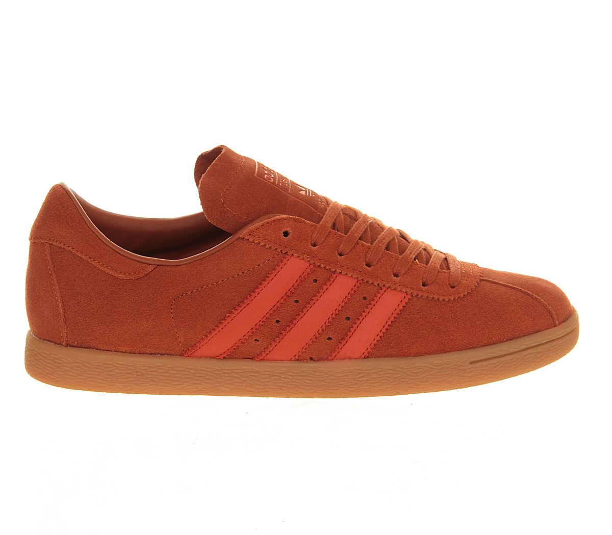 adidas tobacco orange Suede Sneakers making these trainers a versatile choice for those seeking a statement piece that does not compromise on foundational comfort or classic construction. adidas Tobacco Fox Red Collegiate