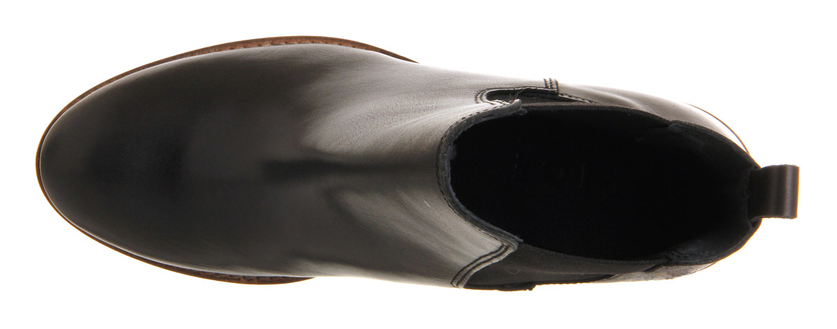OFFICEClara Smart Mid Heel ChelseaBlack Leather