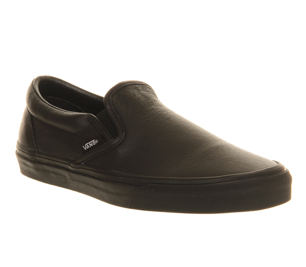 Vans Classic Slip On Shoes Black Mono 