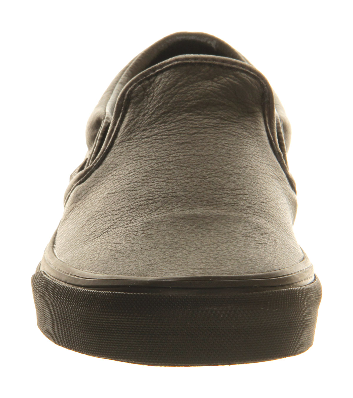 VansClassic Slip On ShoesBlack Mono Leather