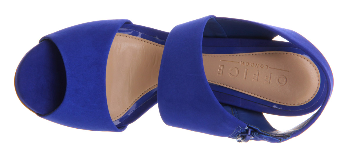 OFFICESuxie Shoe bootsRoyal Blue Nubuck