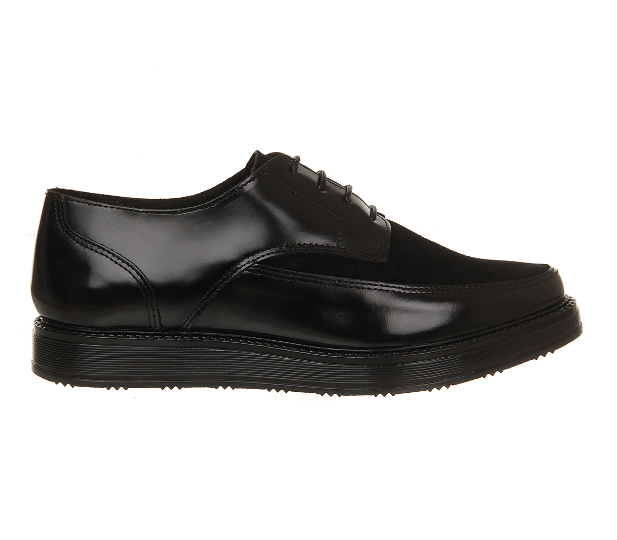 OFFICEValencia Lace Up CreeperBlack Leather