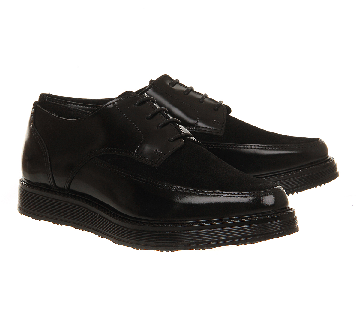 OFFICEValencia Lace Up CreeperBlack Leather