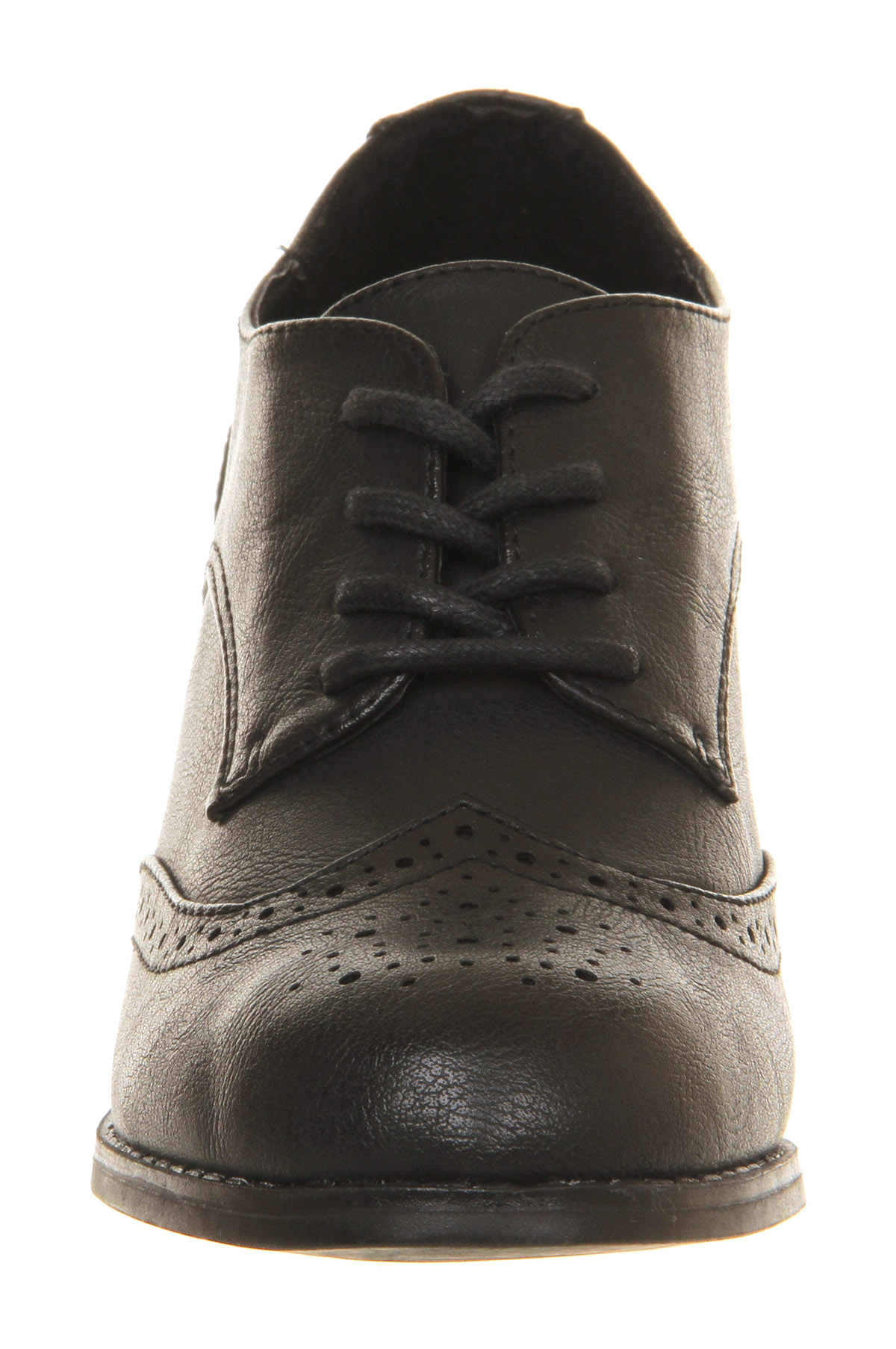 OFFICEGent Lace Up Block HeelsBlack