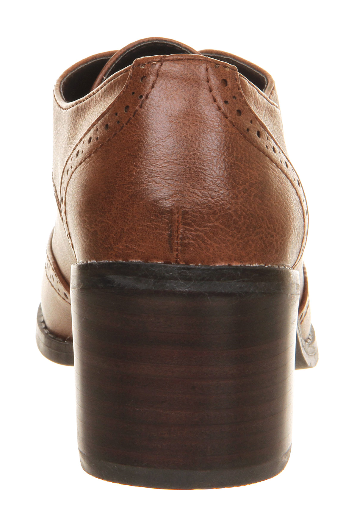 OFFICEGent Lace Up Block HeelsTan