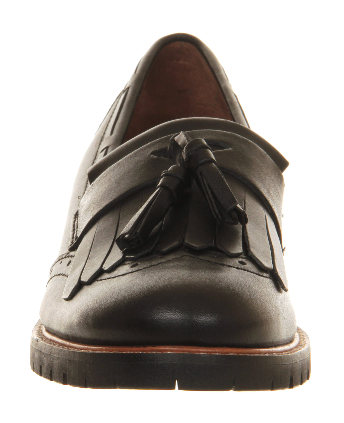 OFFICEViva Tassle Cleated loafersBlack Leather
