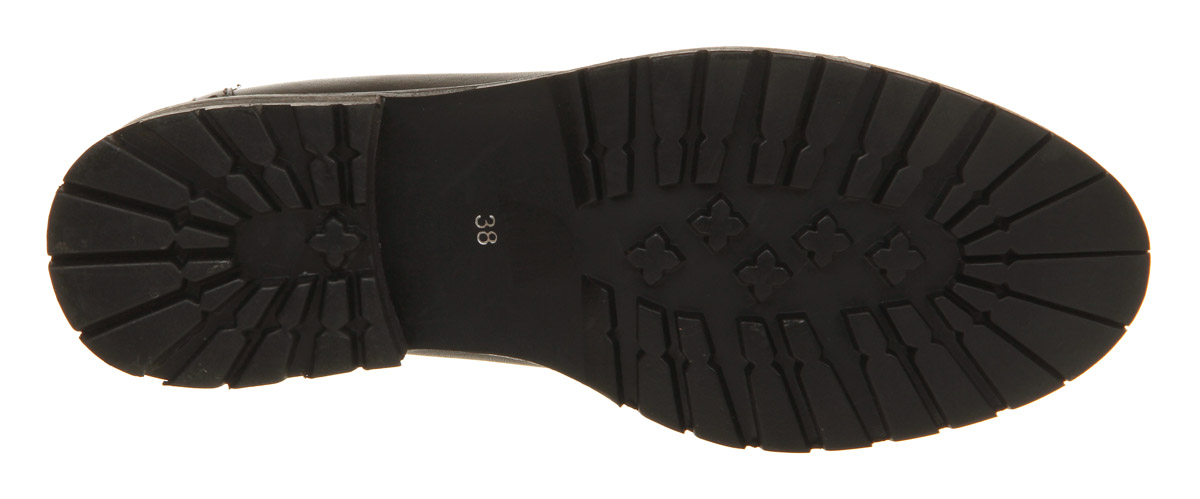 OFFICEViva Tassle Cleated loafersBlack Leather