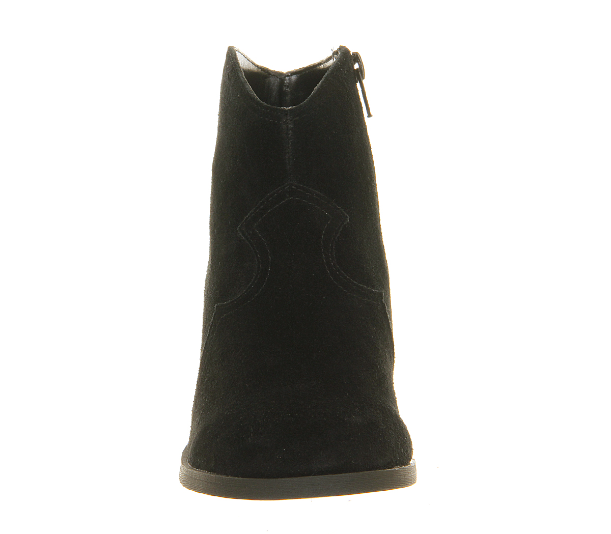 OFFICECourtney Suede Western bootsBlack Suede