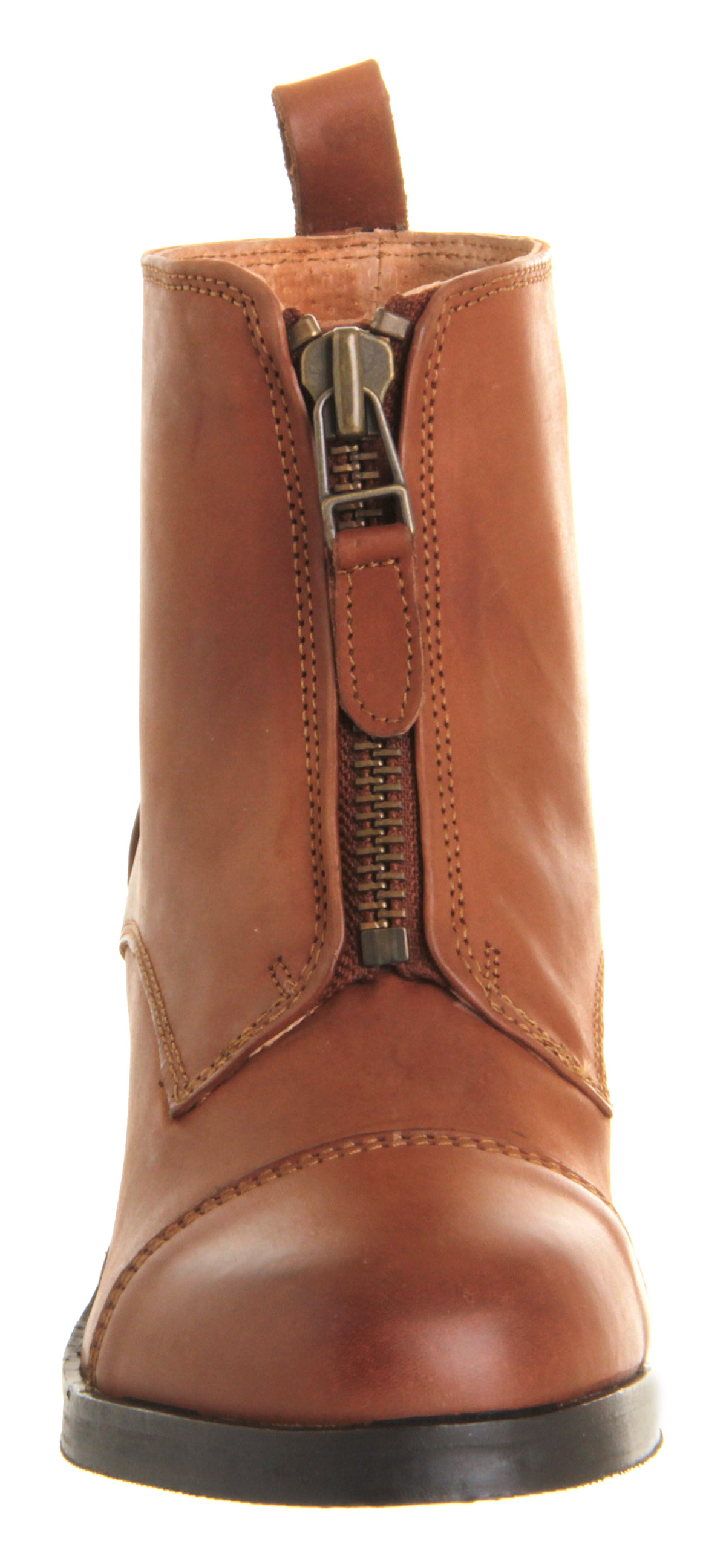 OFFICECrimson Front Zip bootsTan Nubuck