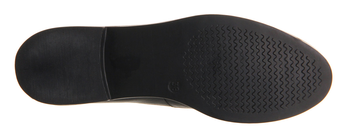 OFFICEVictorious Penny loafersBlack Pony Black Leather