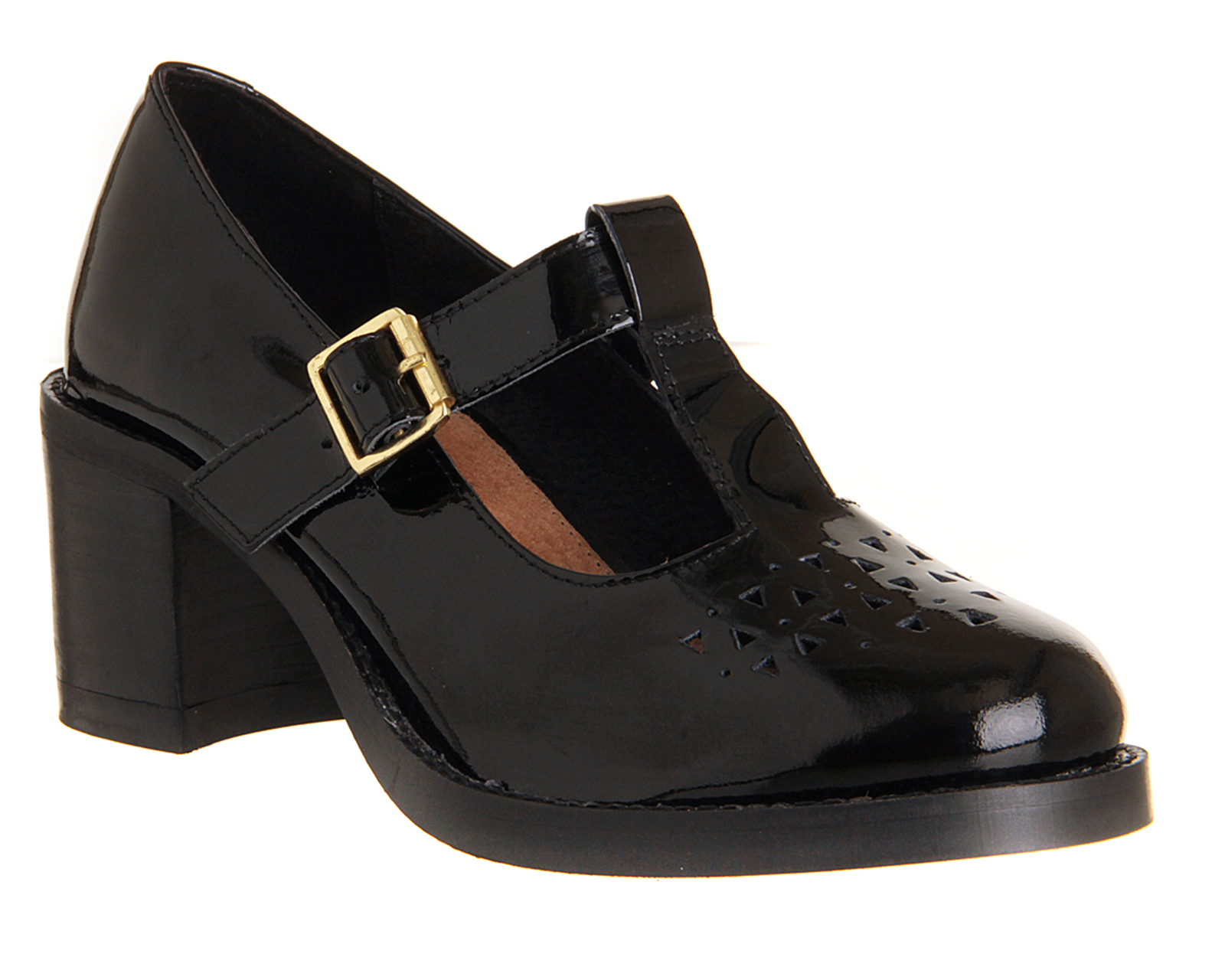 black t bar shoes mid heel