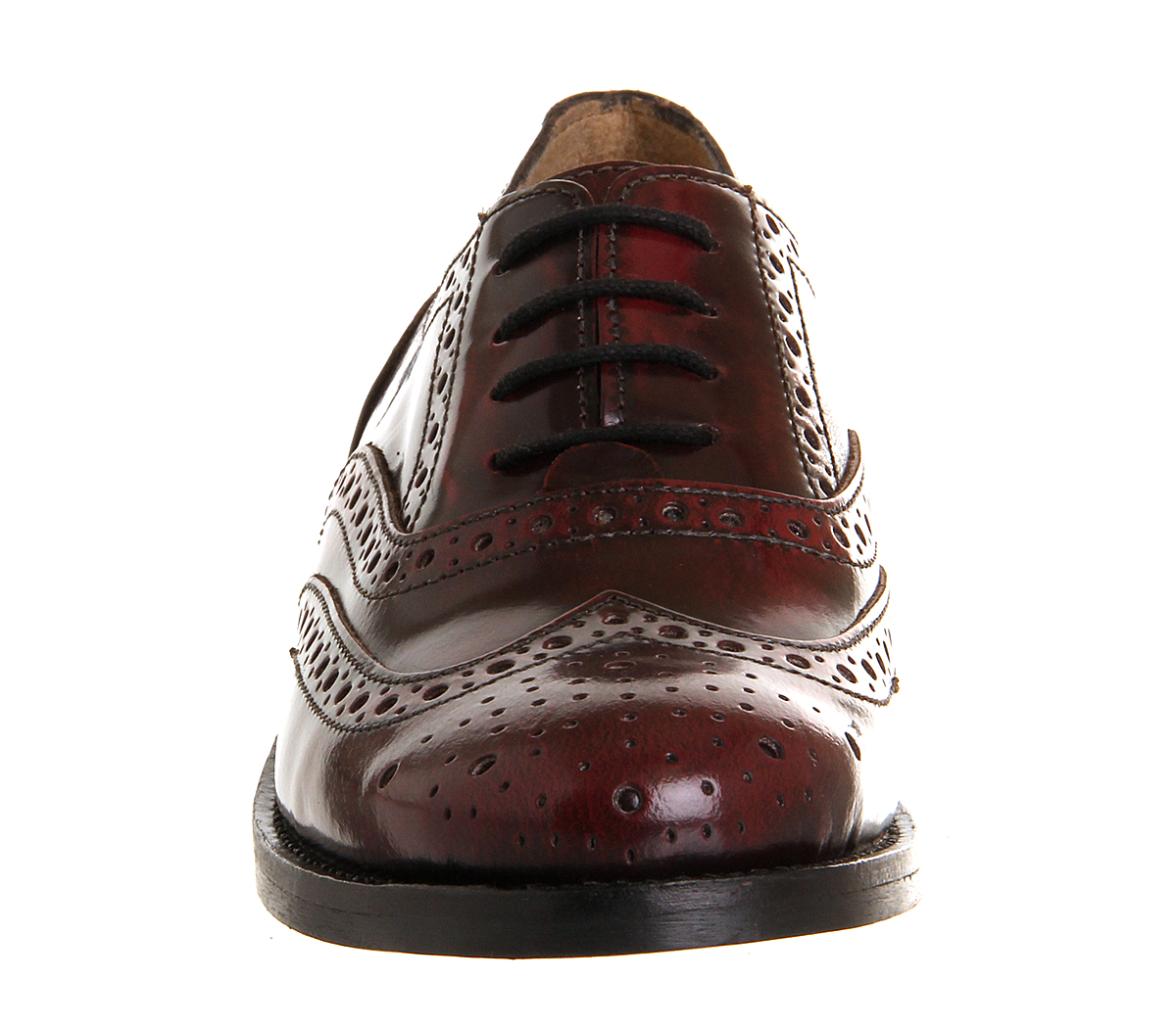 OFFICEVictory Brogue Lace UpBurgundy Box Leather