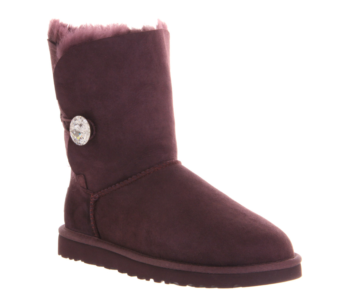 UGG Bailey Button Bling Port Suede 
