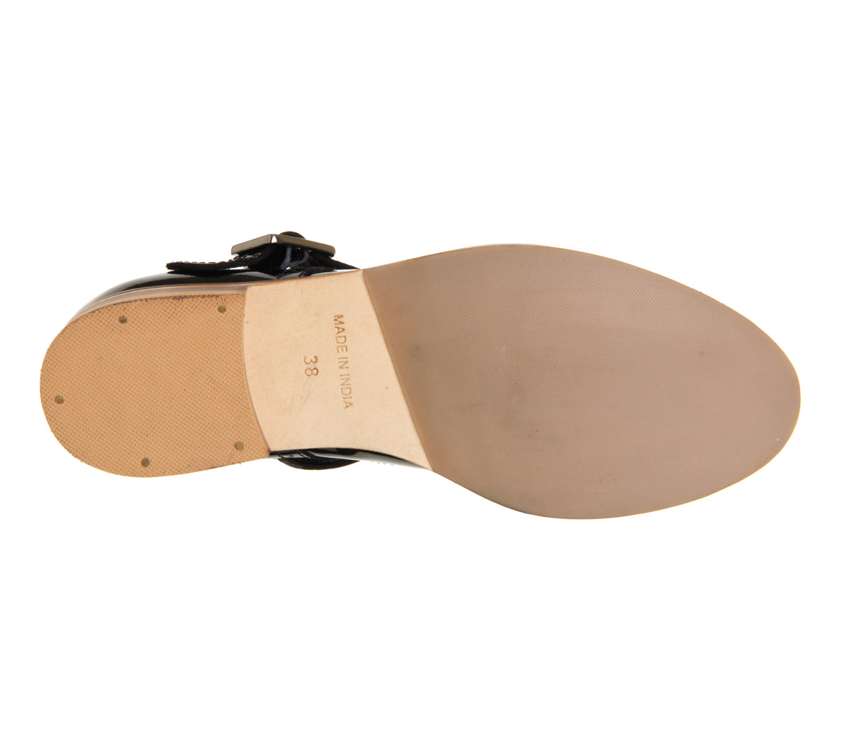 OFFICEVera Cut Out FlatBlack Patent Leather