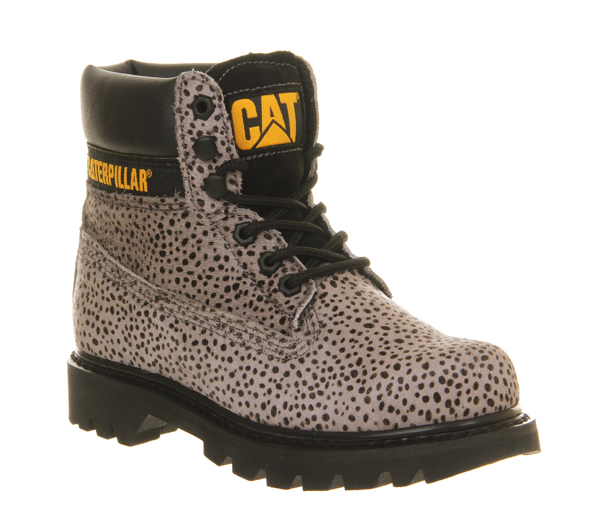 grey caterpillar boots