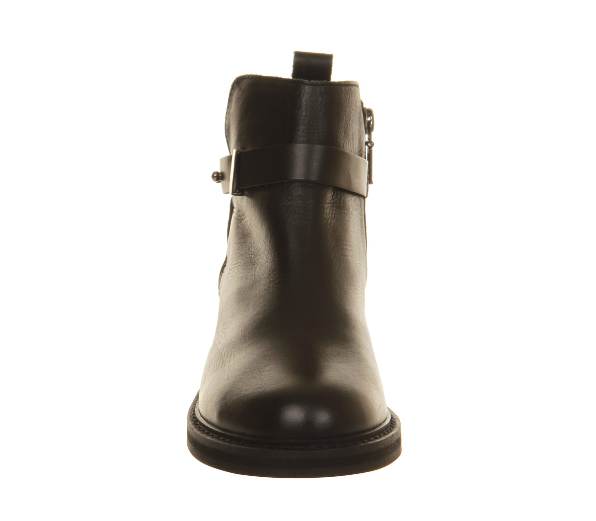 OFFICECalvin Ankle bootsBlack Leather