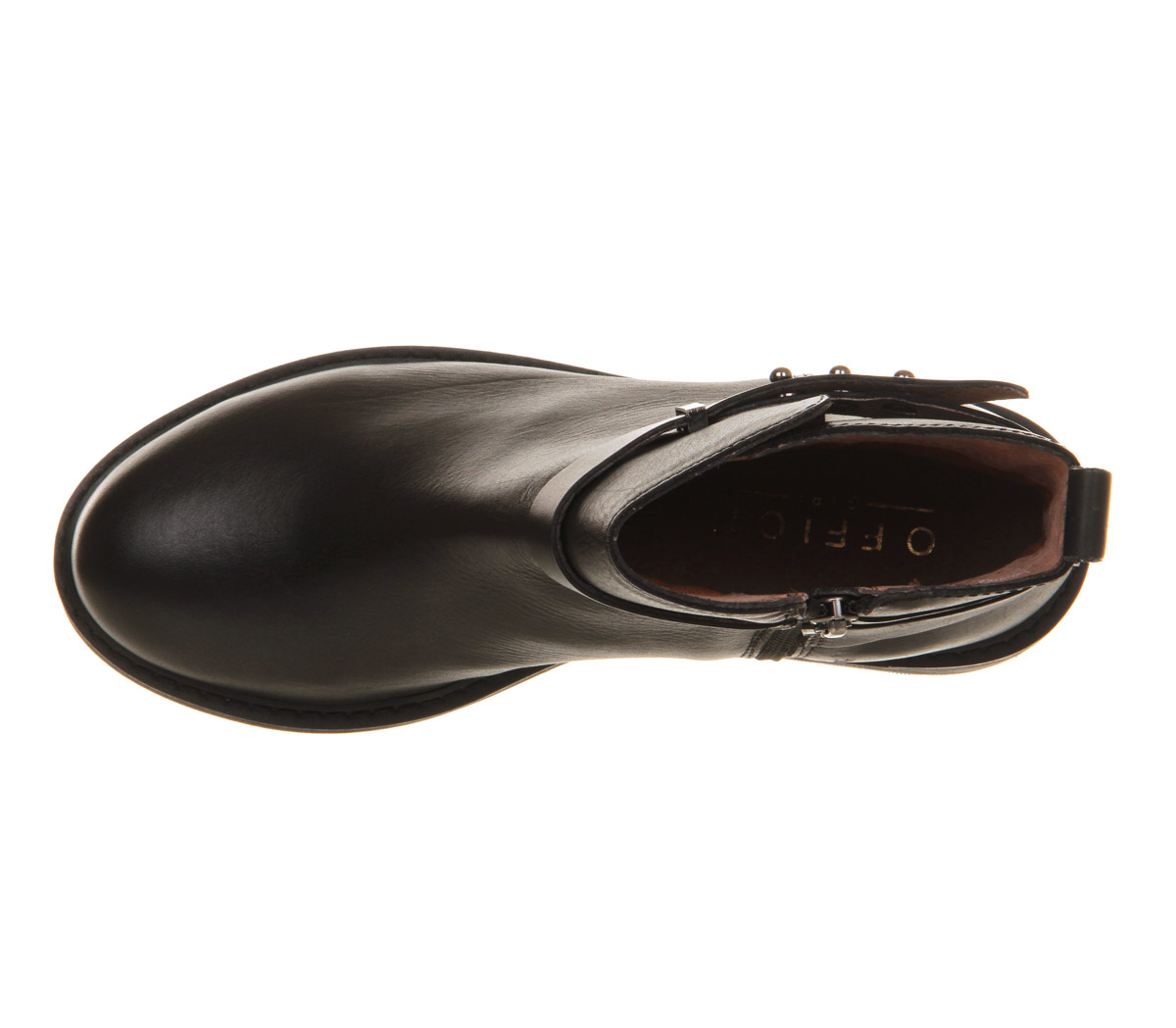 OFFICECalvin Ankle bootsBlack Leather