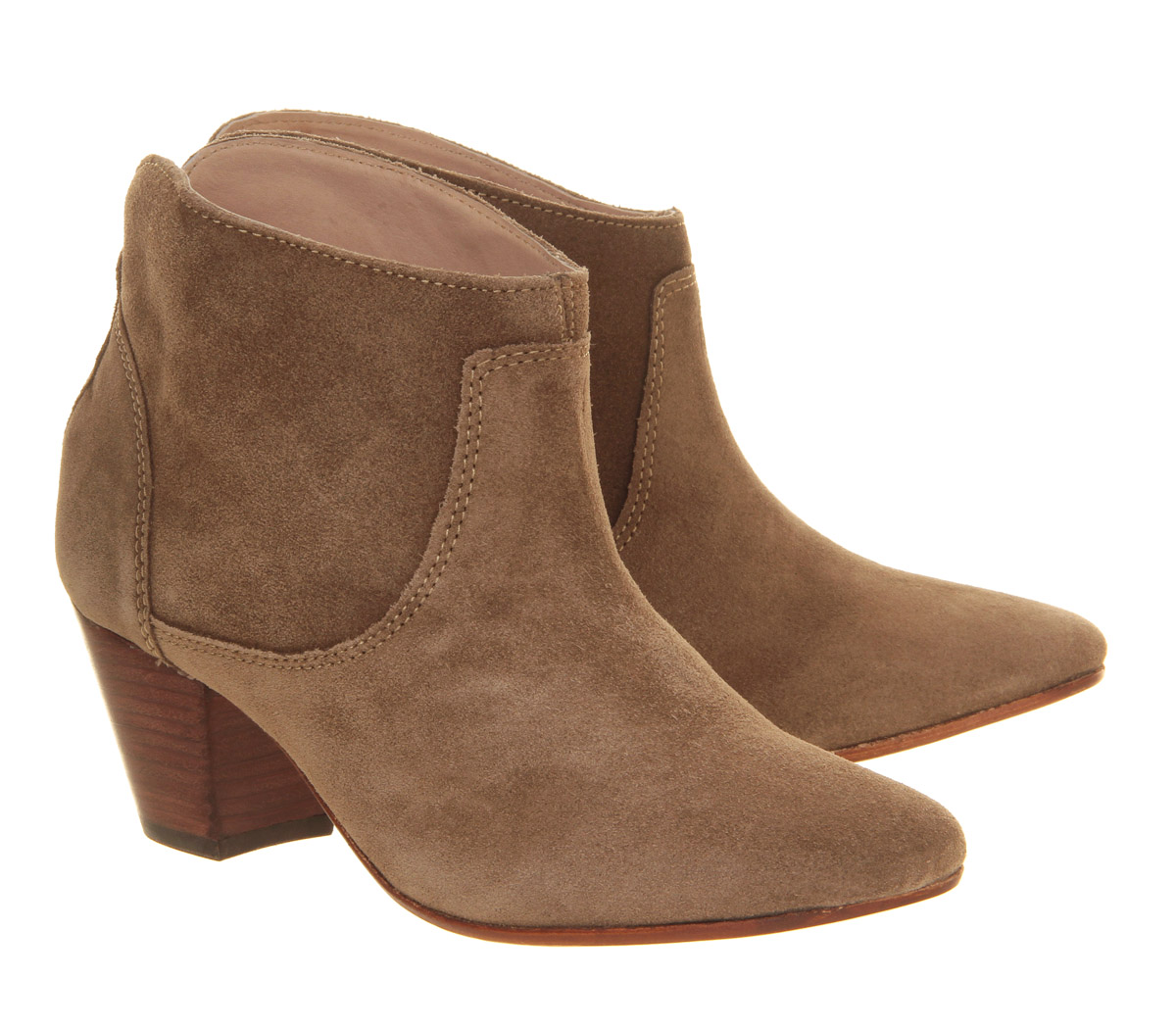 Hudson LondonKiver Heeled bootsBeige Suede