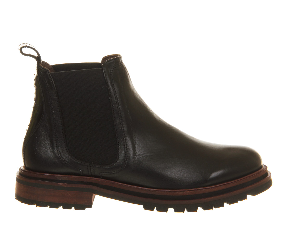 Hudson London Wistow Chelsea Black Leather - Women's Ankle Boots