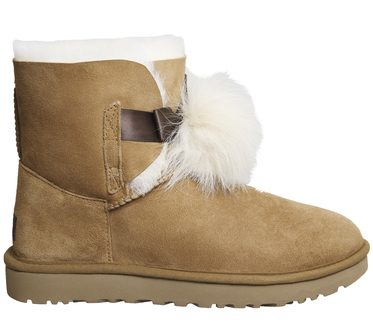 UGGGita Pom Pom BootChestnut Suede