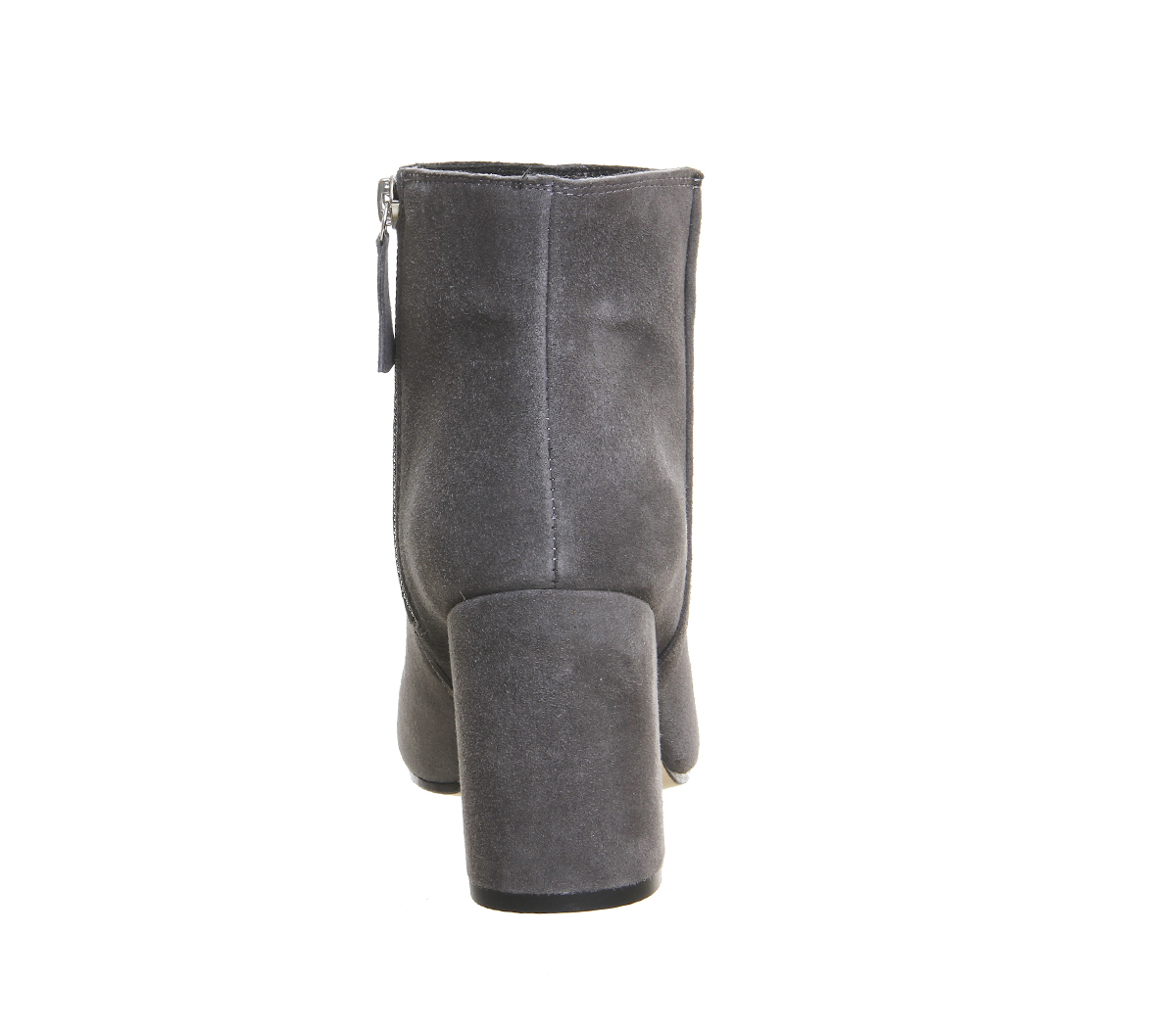 OFFICEInk Block Heel BootsGrey Suede