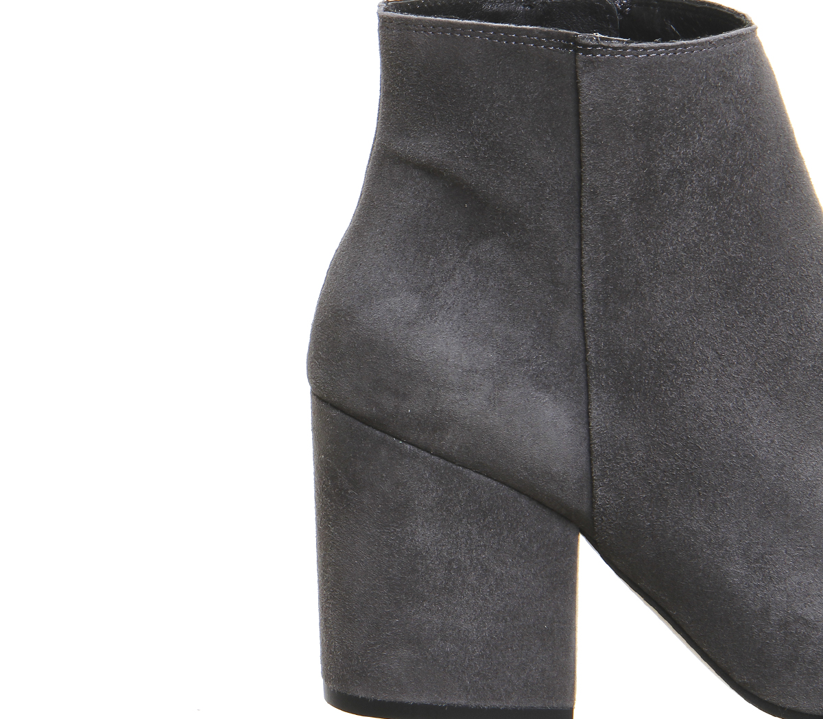 OFFICEInk Block Heel BootsGrey Suede