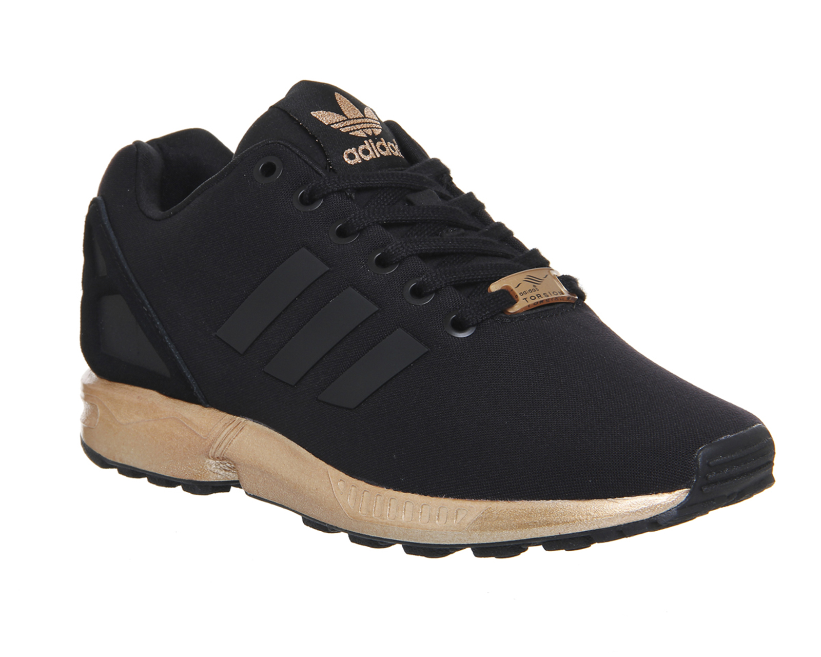 adidas zx flux black and rose gold