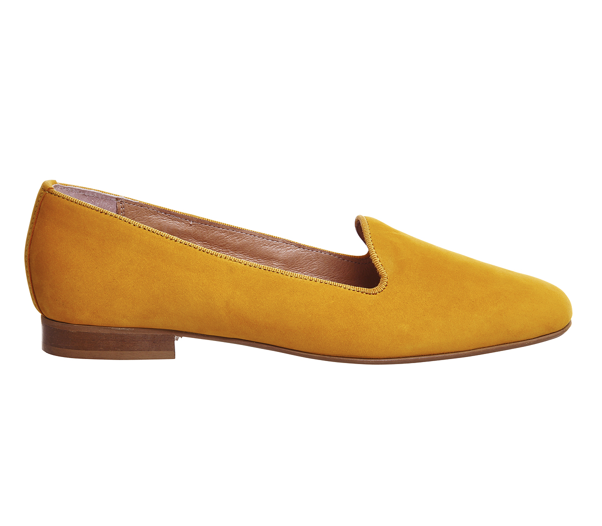 OFFICEDotty Slipper Cut LoafersMustard Nubuck