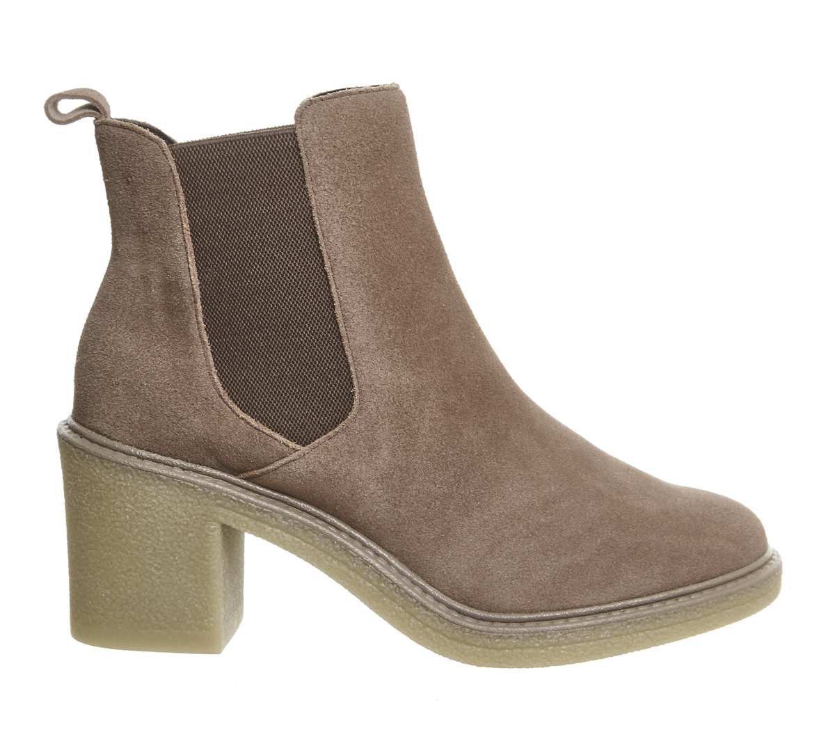 OFFICELoco Chelsea BootsTaupe Suede