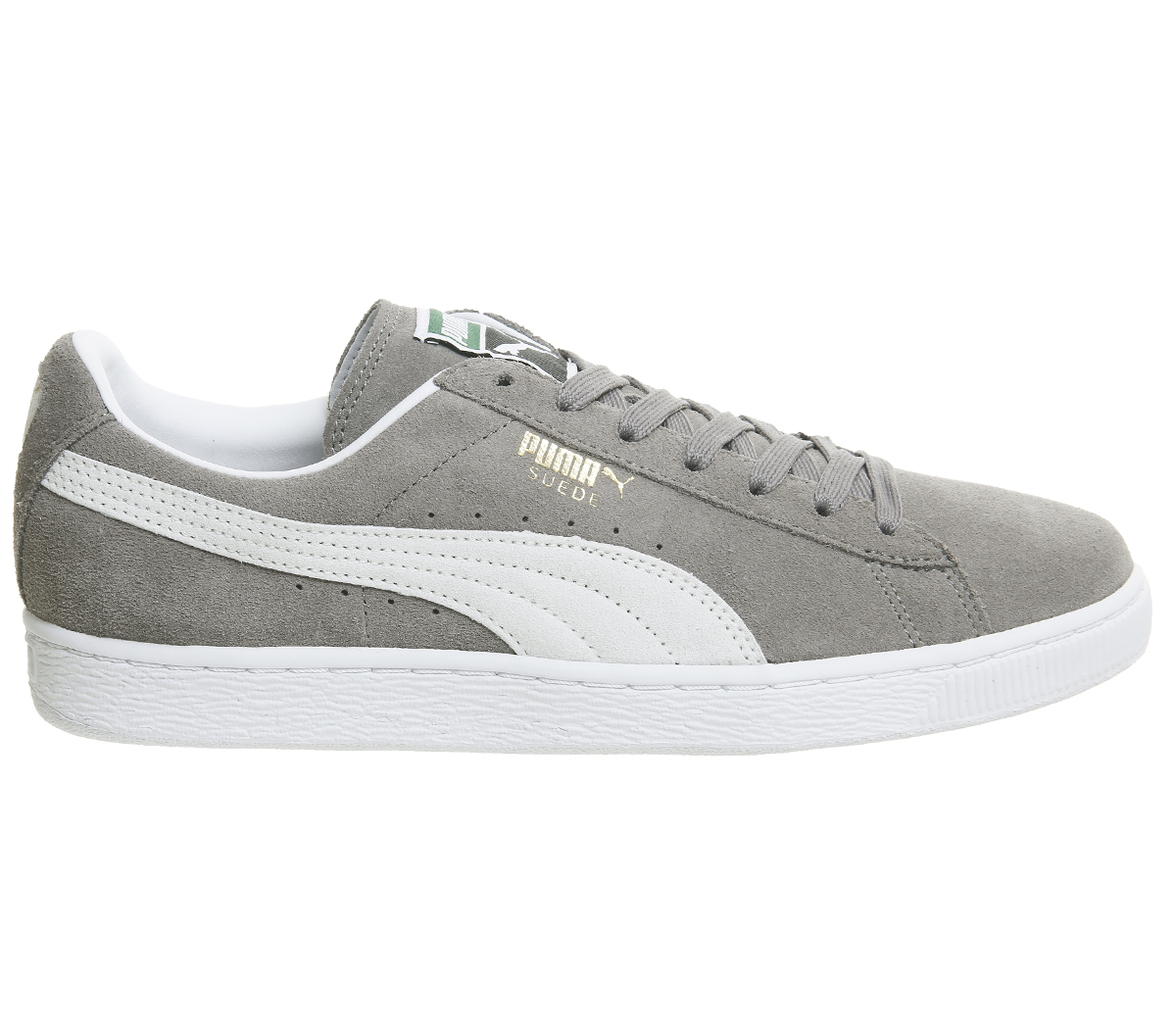 Puma Suede Classic Grey White - Unisex Sports