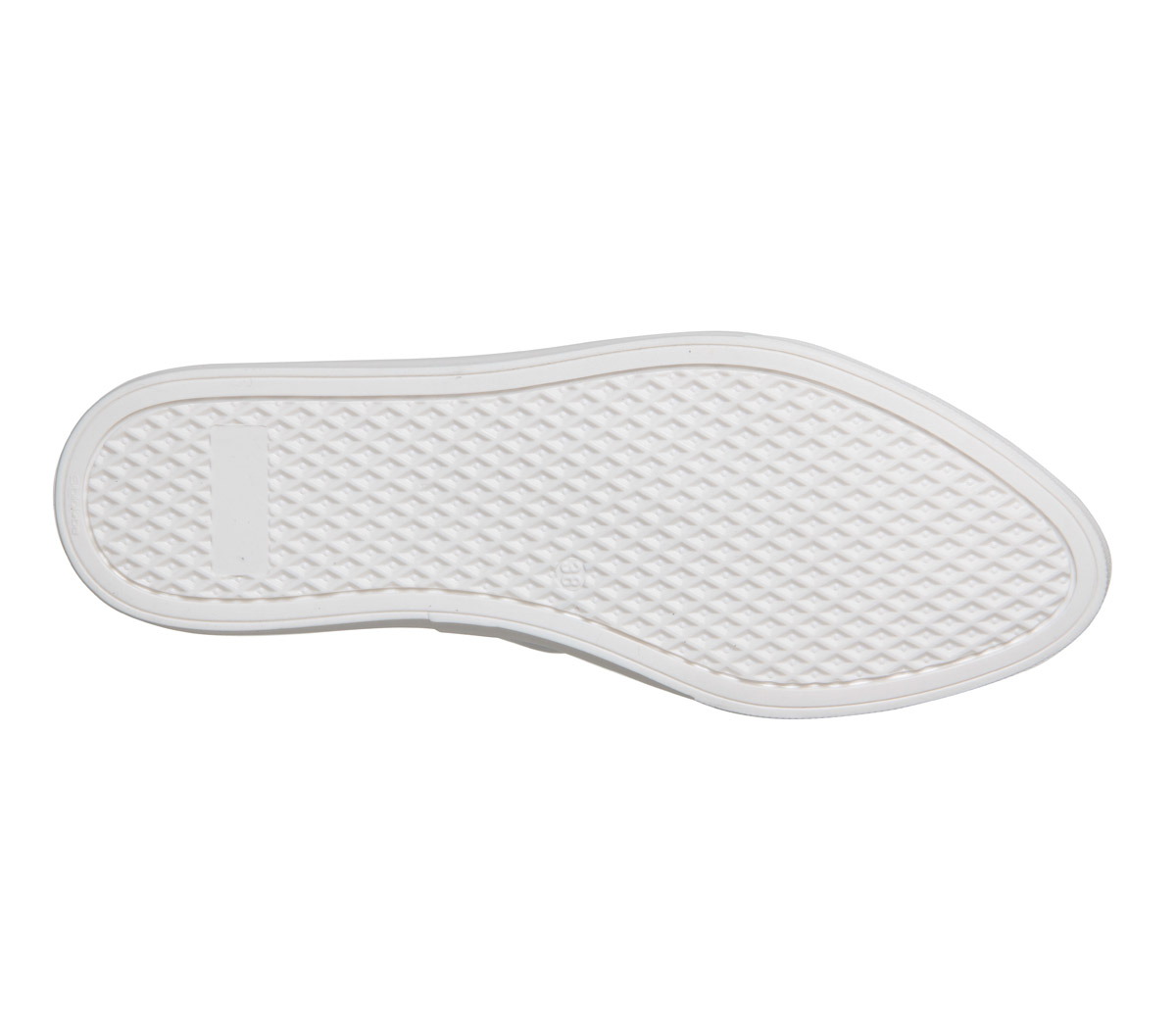 OFFICELibra Point Lace Up TrainerWhite Leather