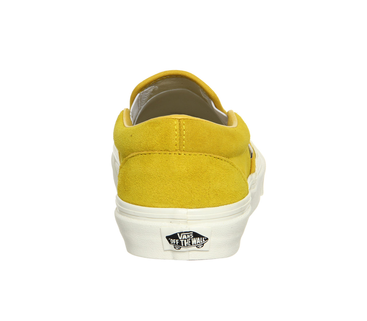 vans classic slip on vintage suede sulphur yellow