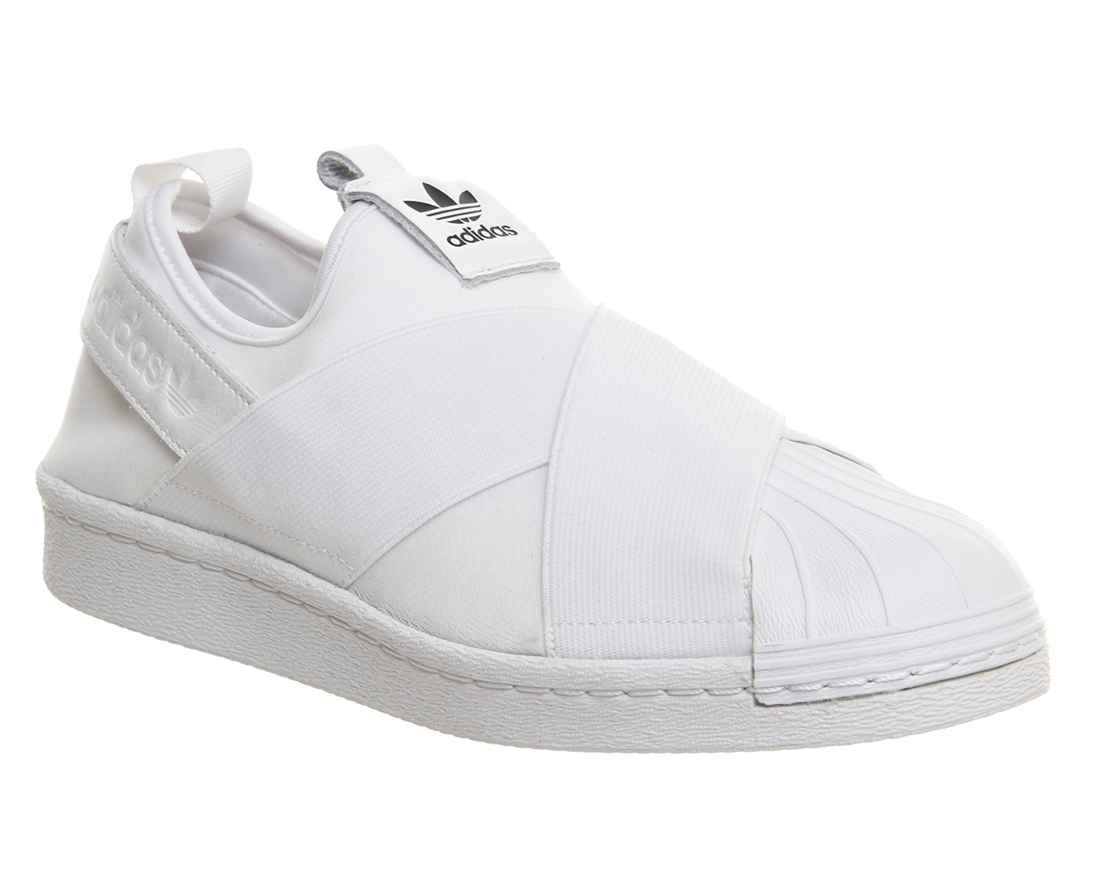 adidas Superstar Slip On White Mono 