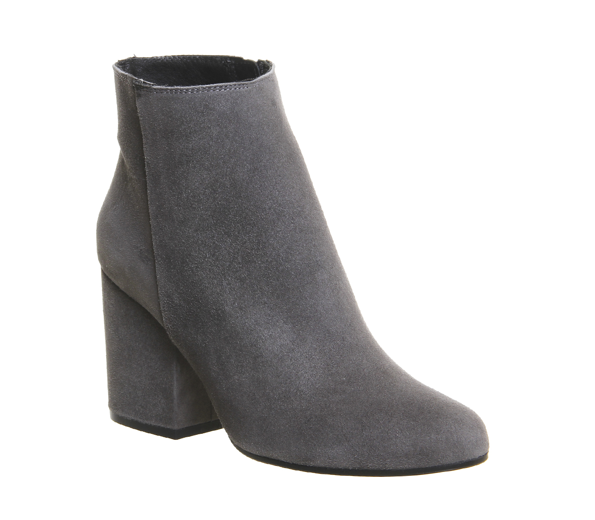OFFICEInk Block Heel BootsGrey Suede