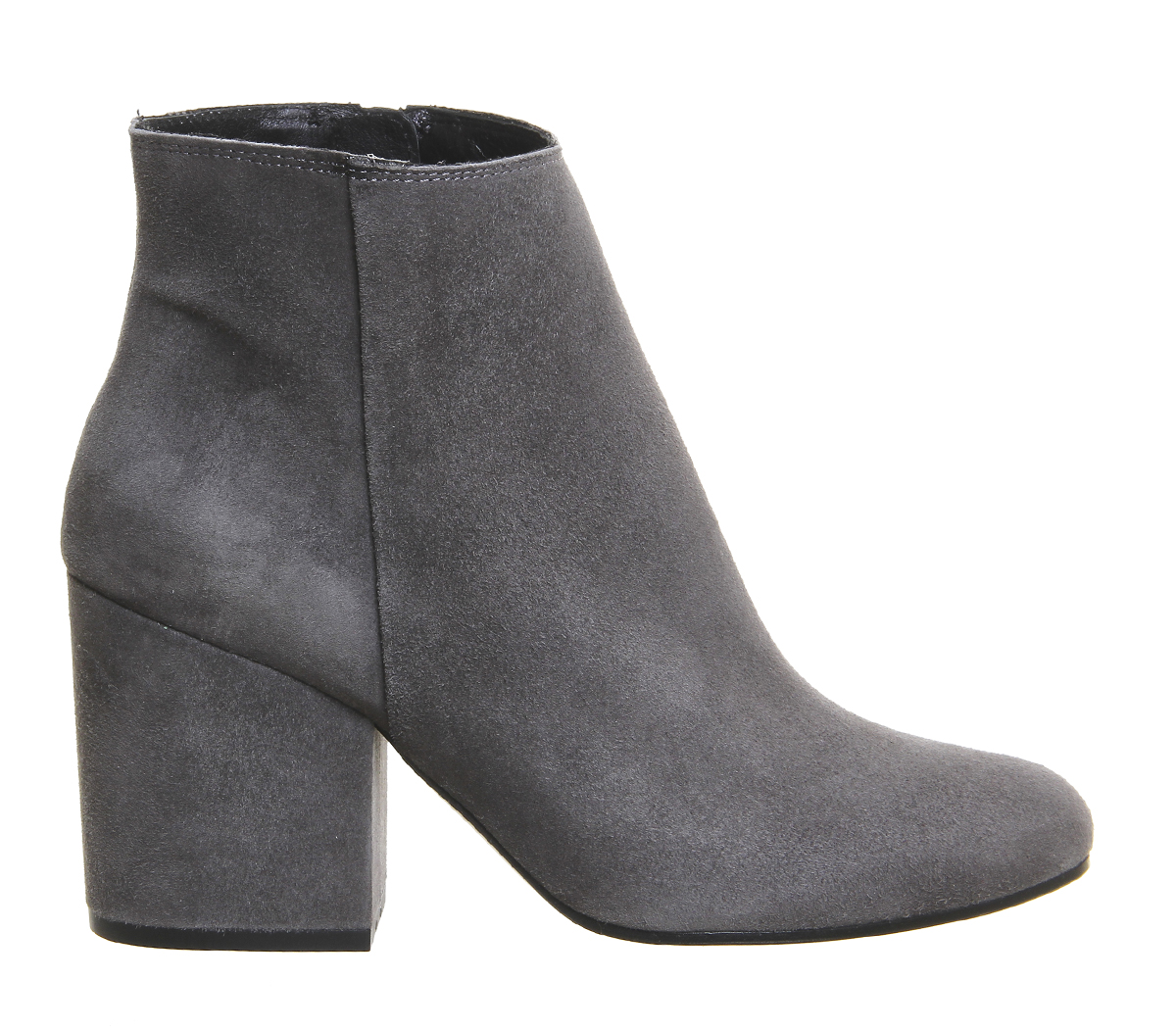 OFFICEInk Block Heel BootsGrey Suede