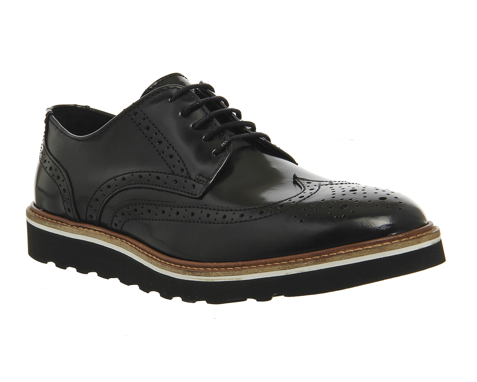Ask the Missus Coco Wedge Sole Brogues 