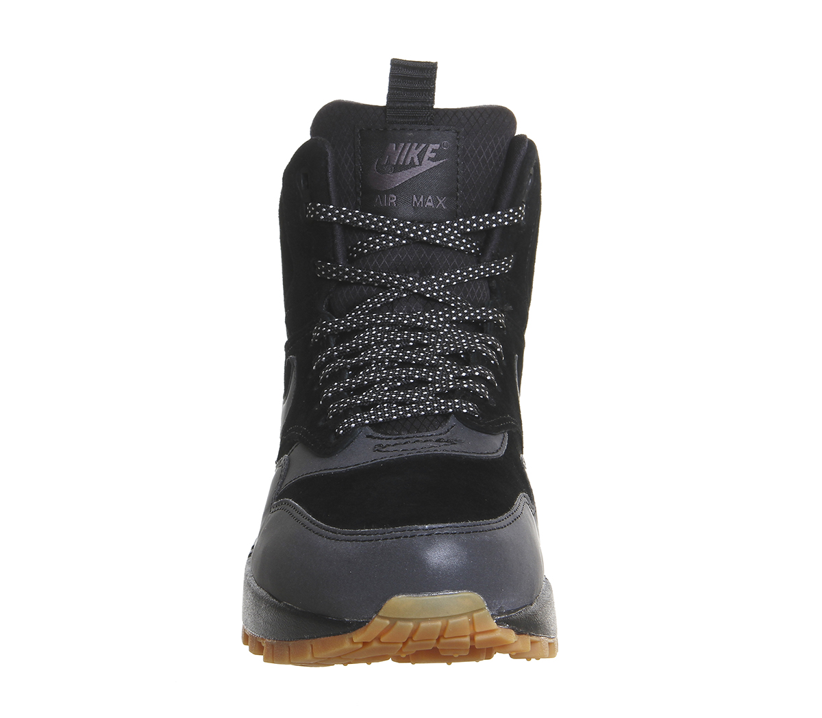 Nike Air Max 1 Mid Sneakerboot Black Black Gum - junior