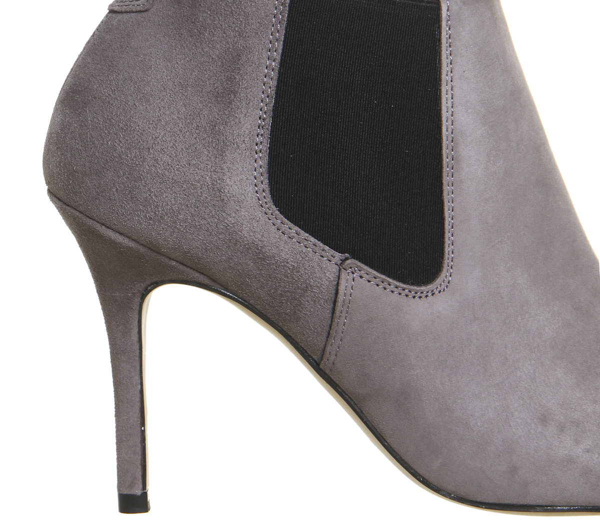 OFFICEIrresistible Point Shoe BootsGrey Suede