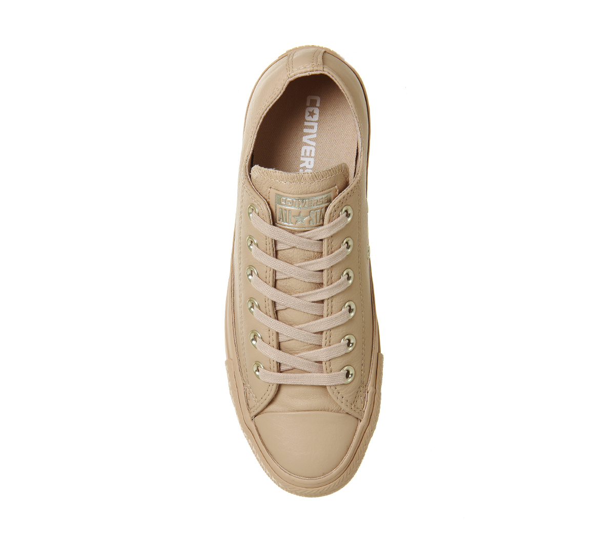 converse allstar low leather amberlight light gold exclusive