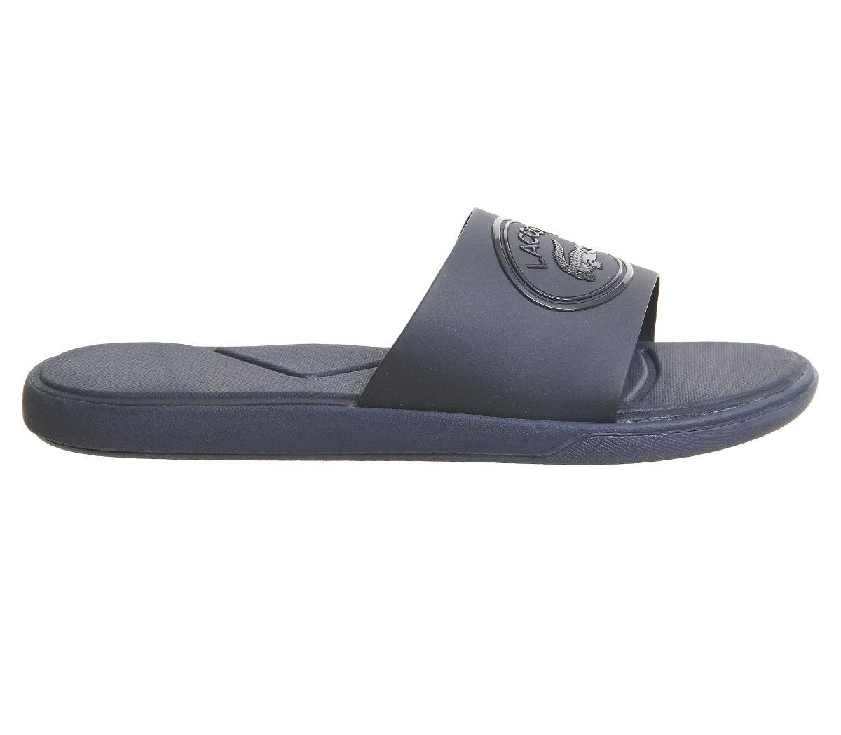 lacoste l30 sliders black,Free delivery 