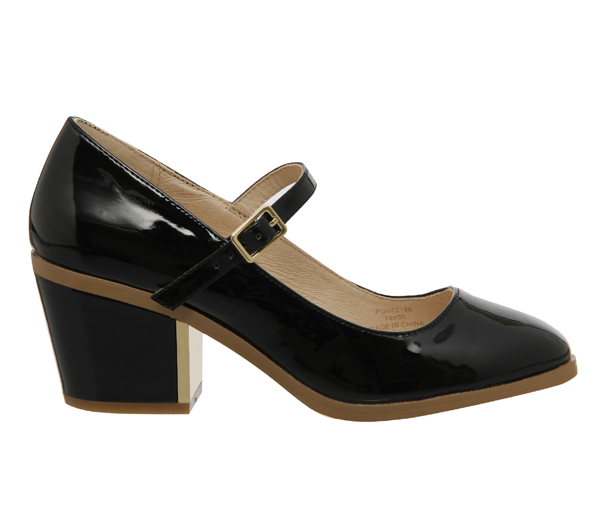 Office Wendy Mary Jane Nude Patent - Mid Heels