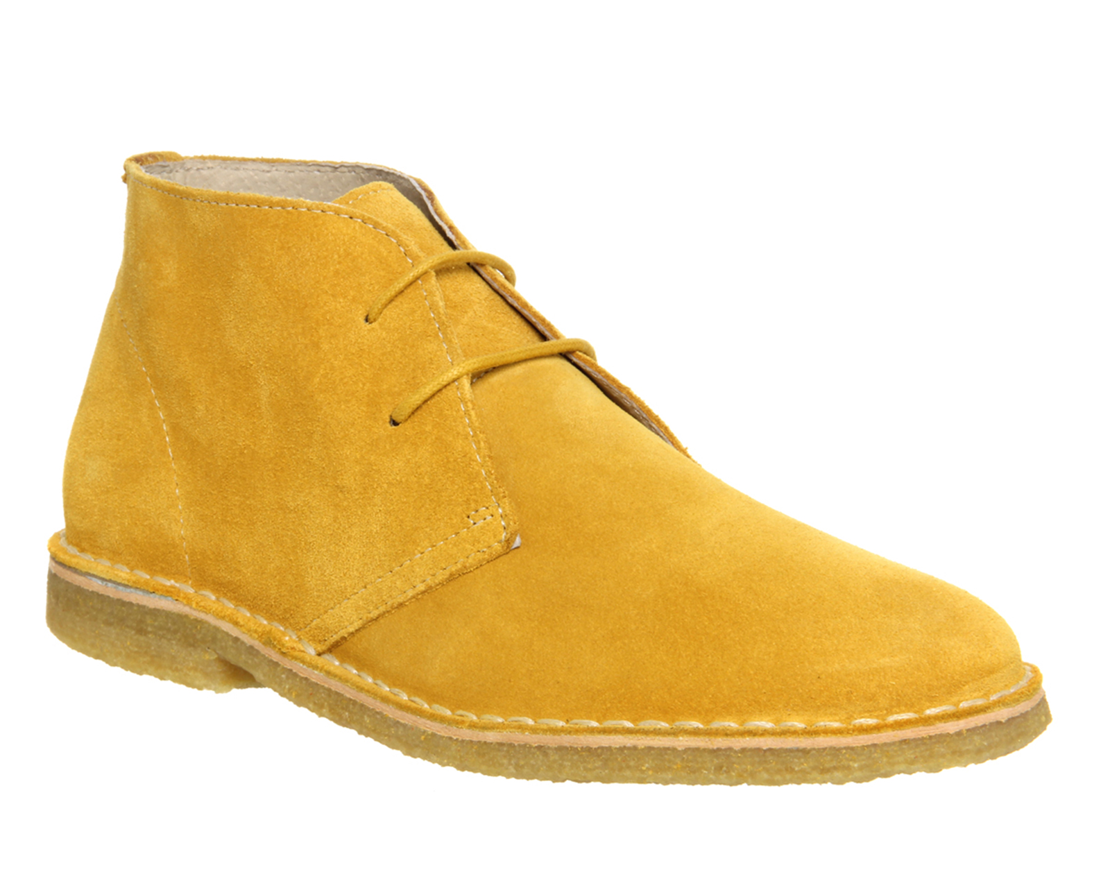 mustard yellow suede boots