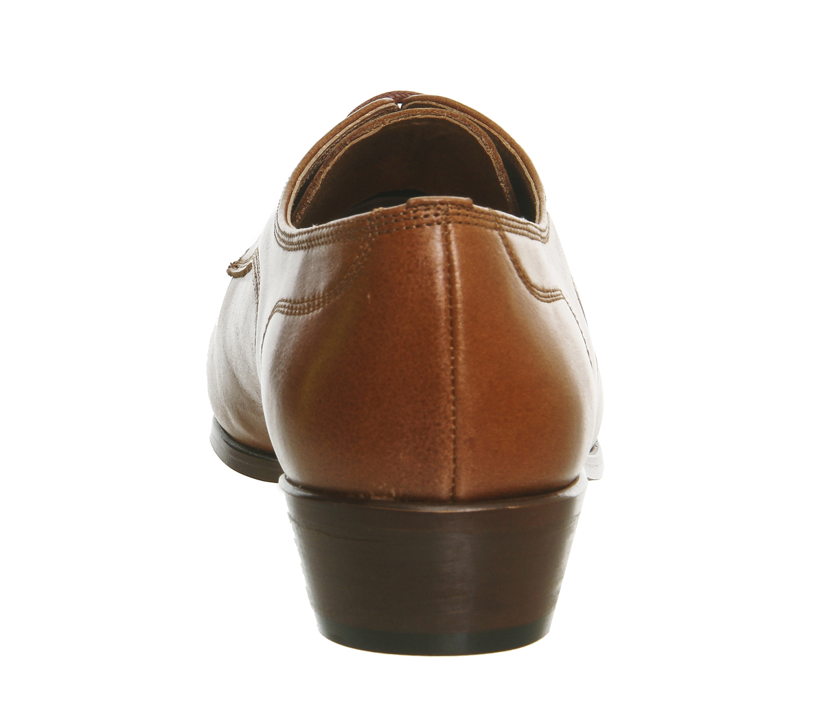 OFFICEPiccadilly Lace Up FlatsTan Leather