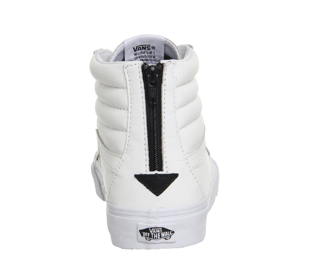 VansSk8 Hi ReissueTrue White Leather Zip