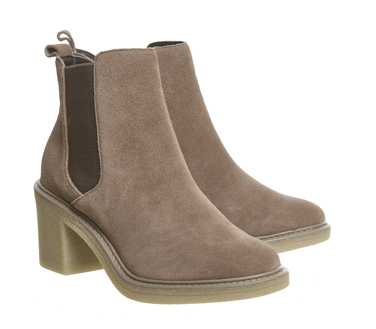 OFFICELoco Chelsea BootsTaupe Suede