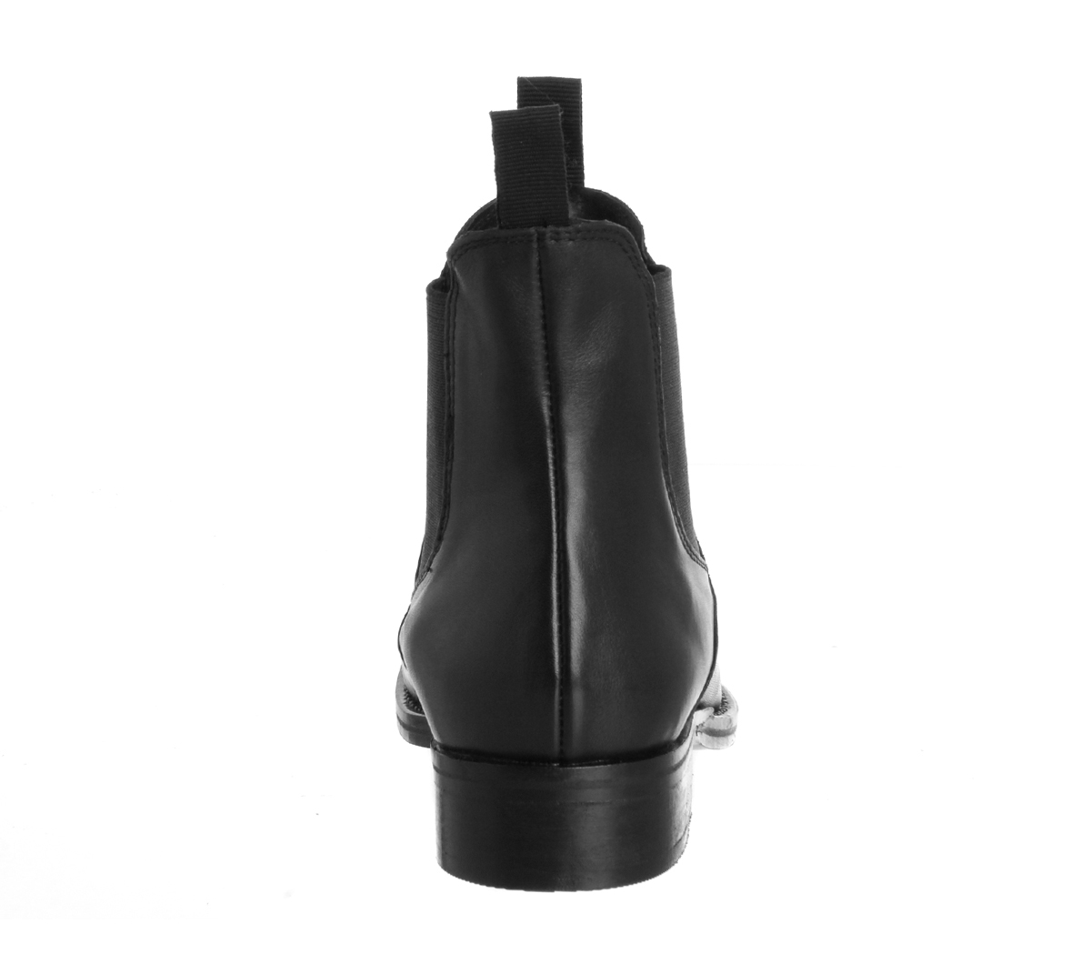 OFFICECockney High Cut Chelsea BootsBlack Leather