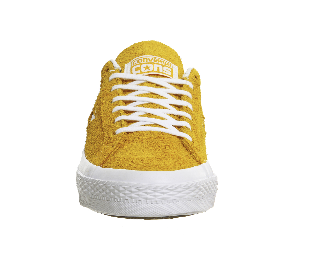 Converse One Star Skate Yellow White Gum Hairy Suede - His trainers