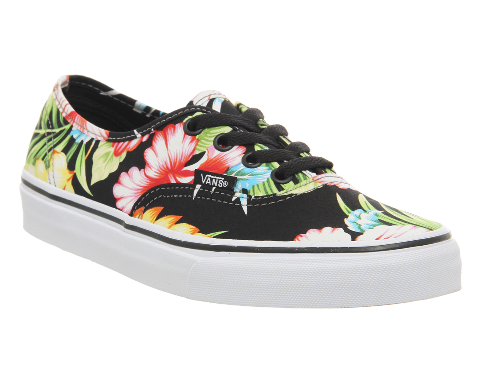 vans hawaiian floral shoes