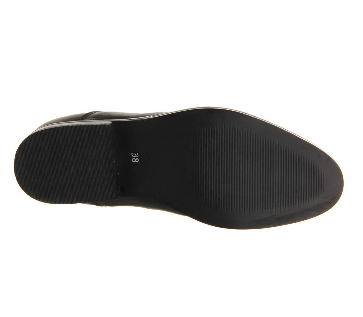 OFFICECockney High Cut Chelsea BootsBlack Leather