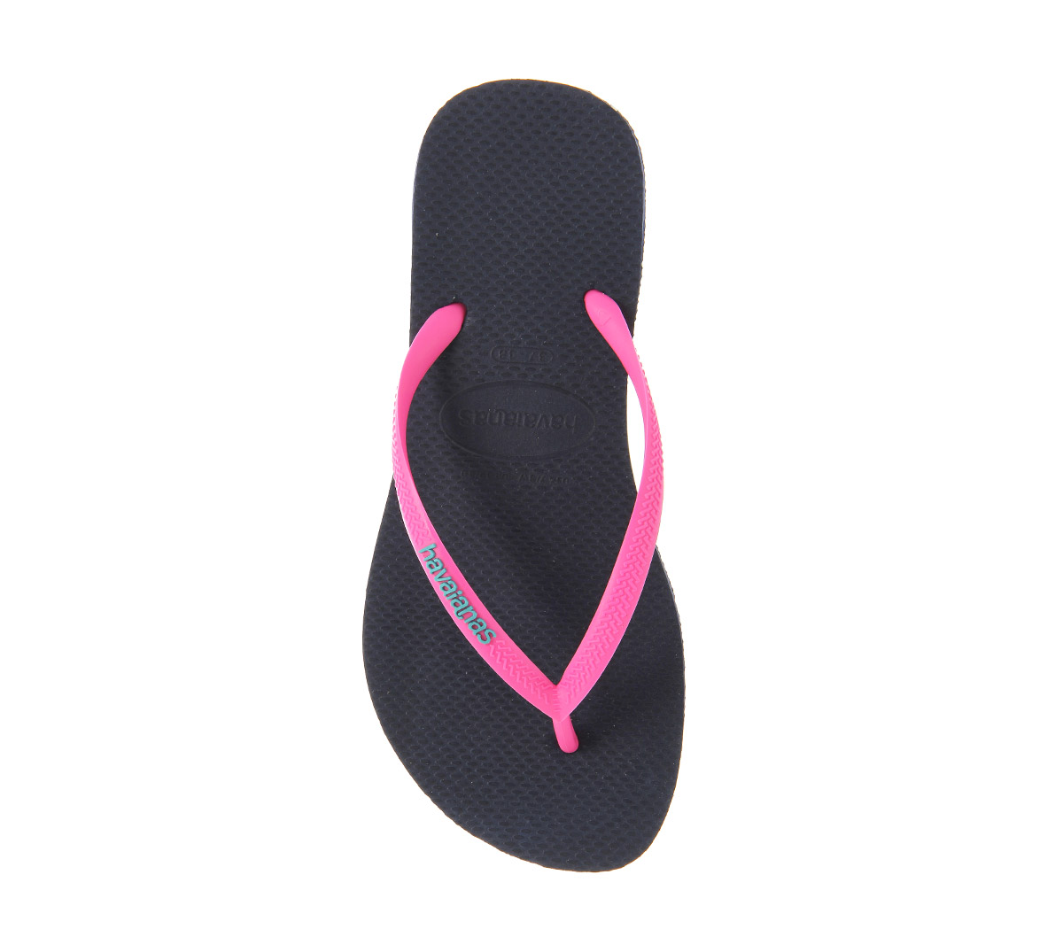HavaianasSlim Logo Flip FlopNavy Pink